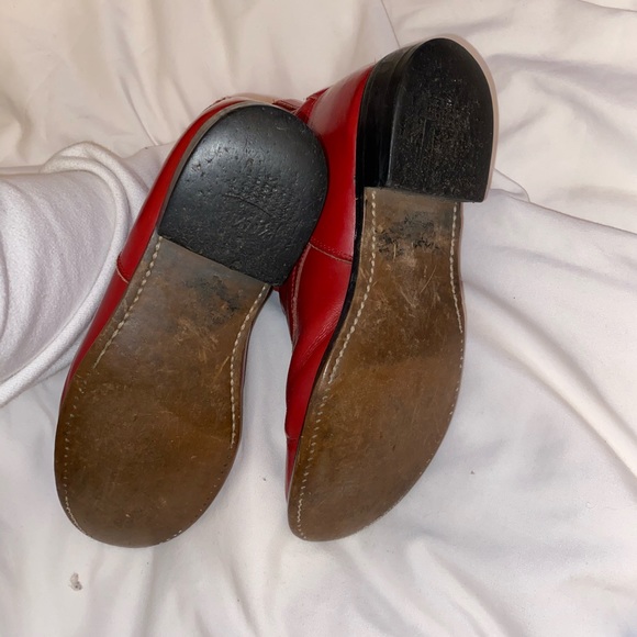 Vintage Red Leather Justin Original Boots - Picture 5 of 6